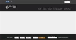 Desktop Screenshot of fideshotel.com